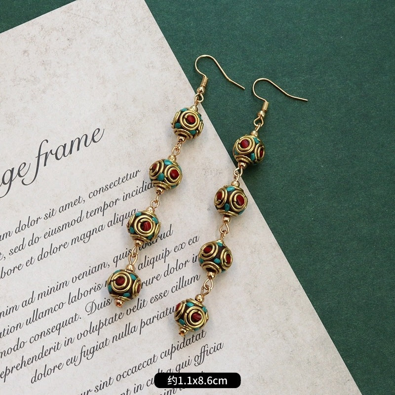 Wholesale Nepal Minimalist Alloy Earrings